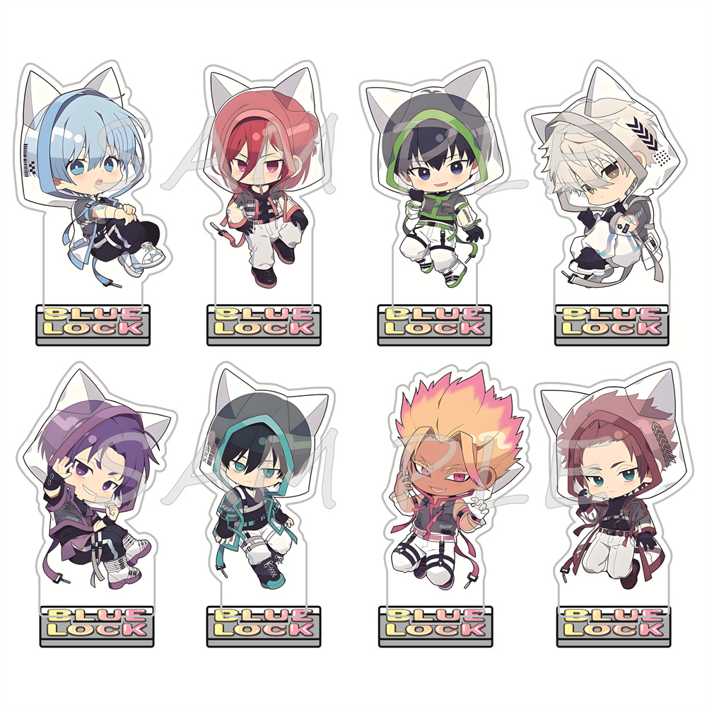 Anime Merchandise Hoodie - Blue Lock 10cm Acrylic Stand Figures