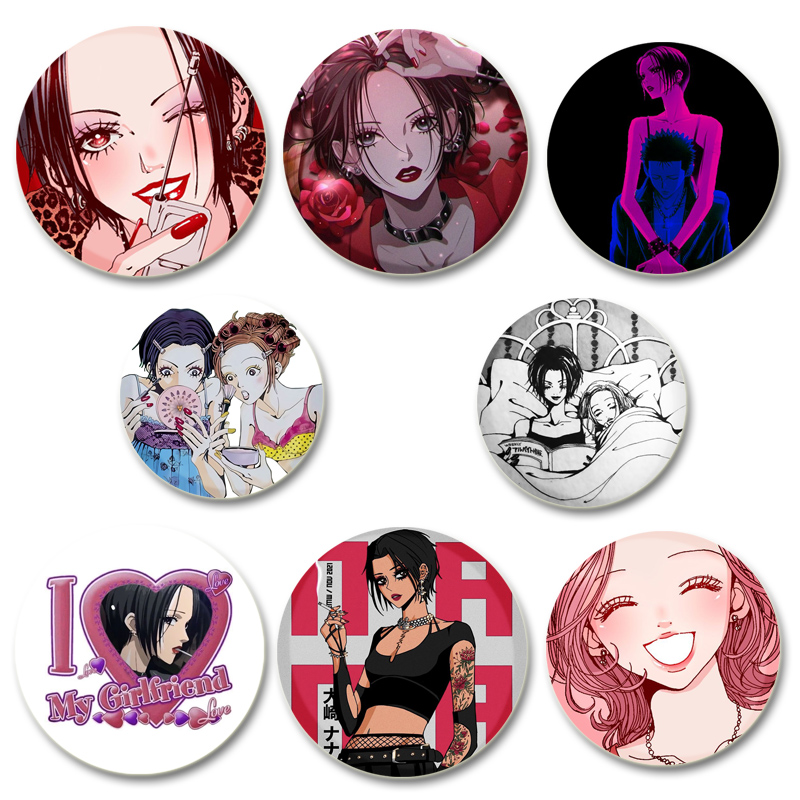 Nana Anime Merchandise - Anime Nana Osaki Ai Yazawa Enamel
