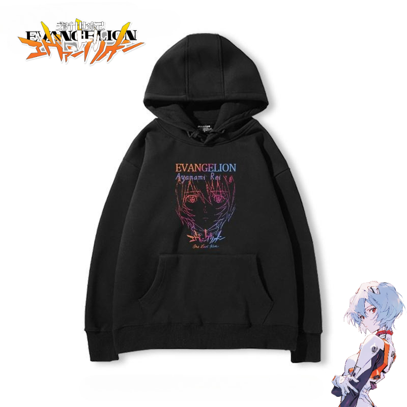Anime Merchandise Hoodie - EVA Ayanami Rei Anime Merchandise Cartoon