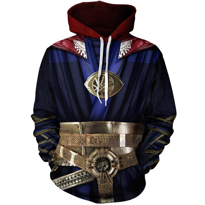 Anime Merchandise Hoodie - Doctor Strange 3D Animation Hoodie, Cosplay