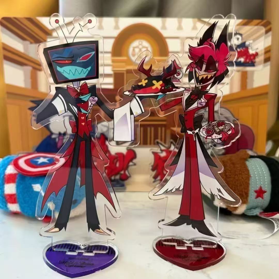 2pcs Hazbin Anime Peripherals  - đánh giá và giá Anime Merchandise Toys